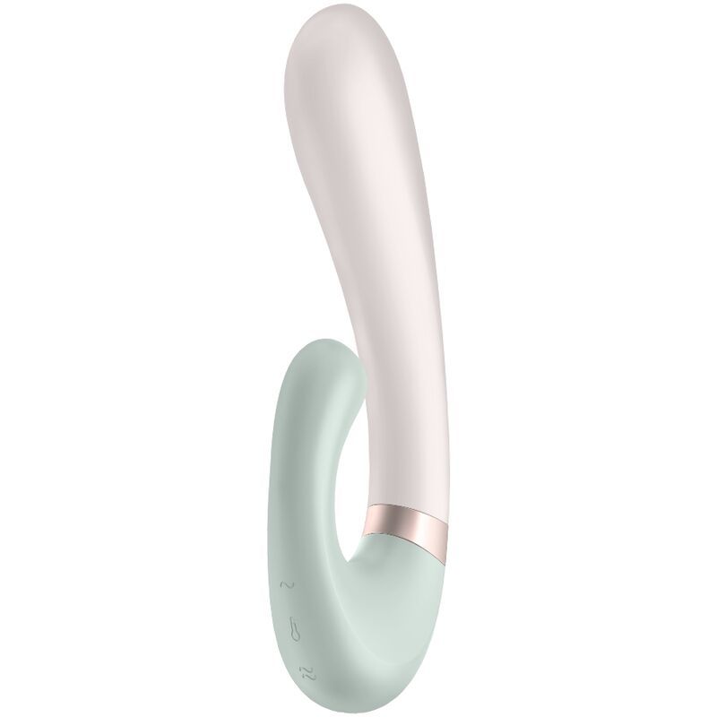 SATISFYER HEAT WAVE VIBRATOR APP - WHITE  