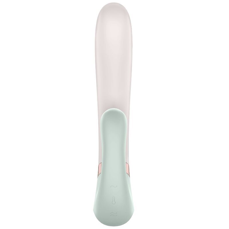 SATISFYER HEAT WAVE VIBRATOR APP - WHITE  