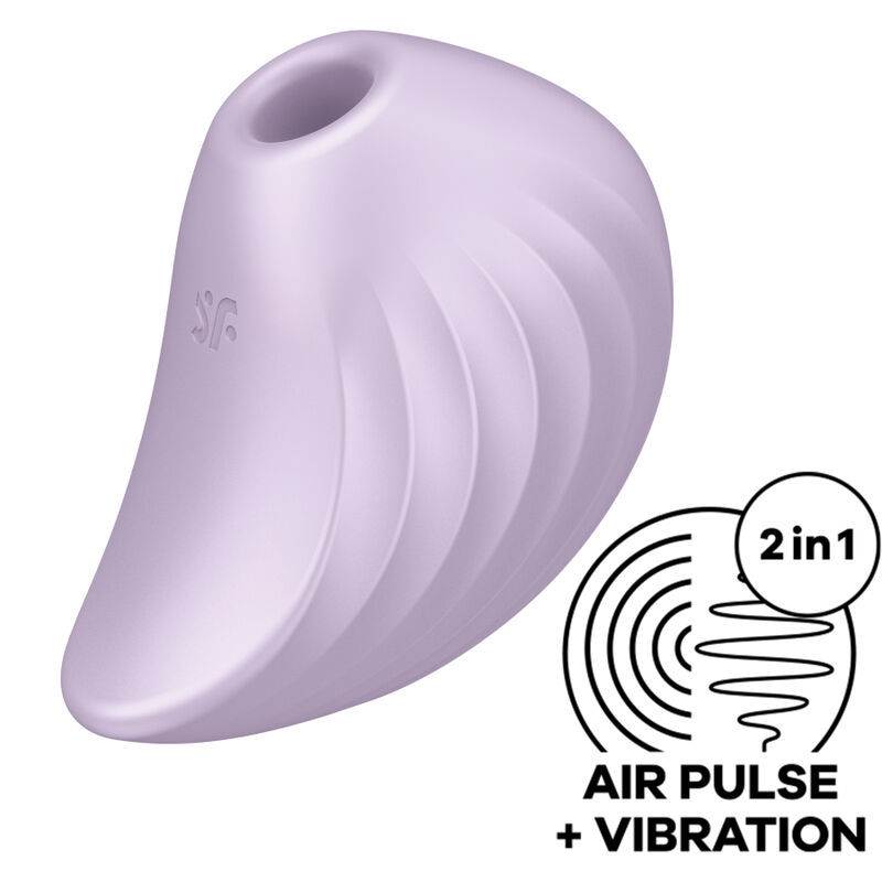 STIMOLATORE E VIBRATORE SATISFYER PEARL DIVER - VIOLA