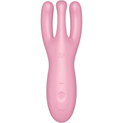 SATISFYER THREESOME 4 VIBRATOR APP - PINK 