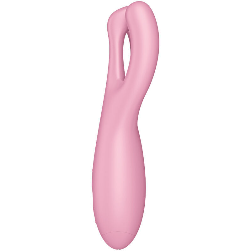 SATISFYER THREESOME 4 VIBRATOR APP - PINK  