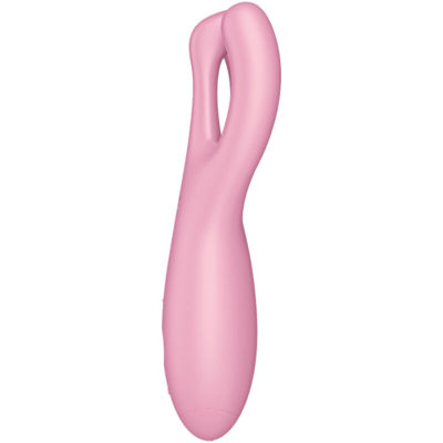 SATISFYER THREESOME 4 VIBRATOR APP - PINK 