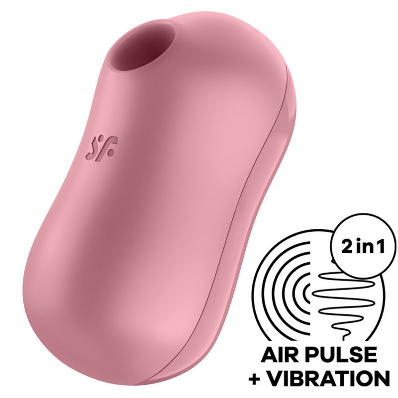 STIMOLATORE E VIBRATORE SATISFYER PER CARAMELLE DI COTONE - ROSA