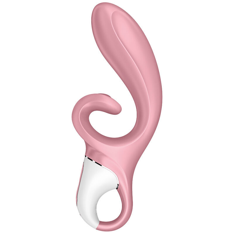 SATISFYER HUG ME RABBIT VIBRATOR APP - PINK  