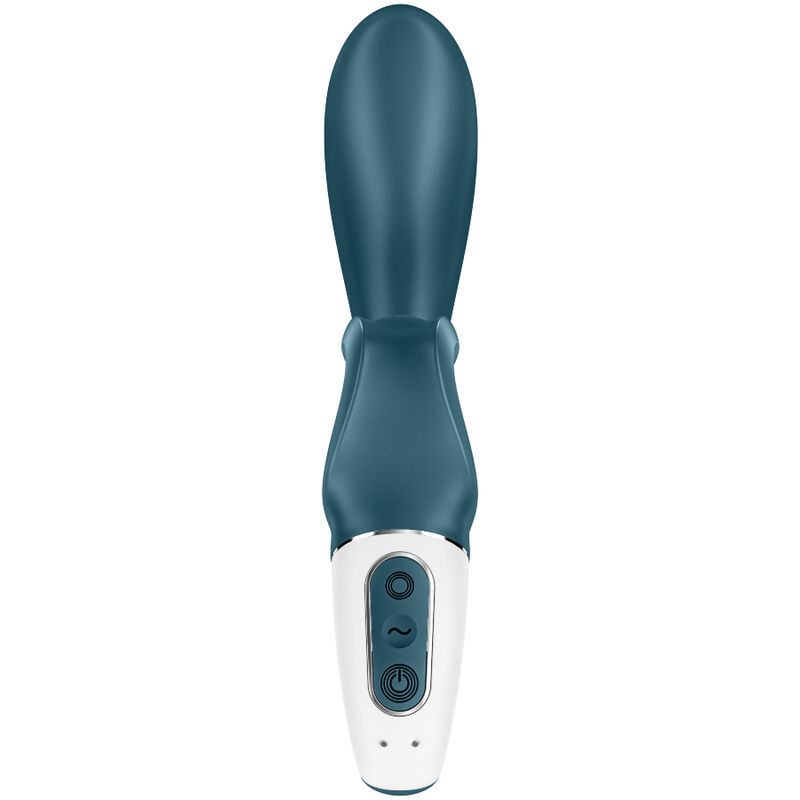 SATISFYER HUG ME RABBIT VIBRATOR APP - BLUE  