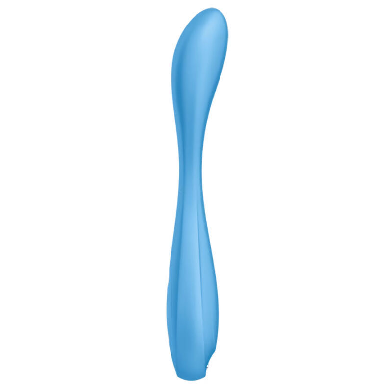 SATISFYER G-SPOT FLEX 4+ MULTI VIBRATOR APP - BLUE  