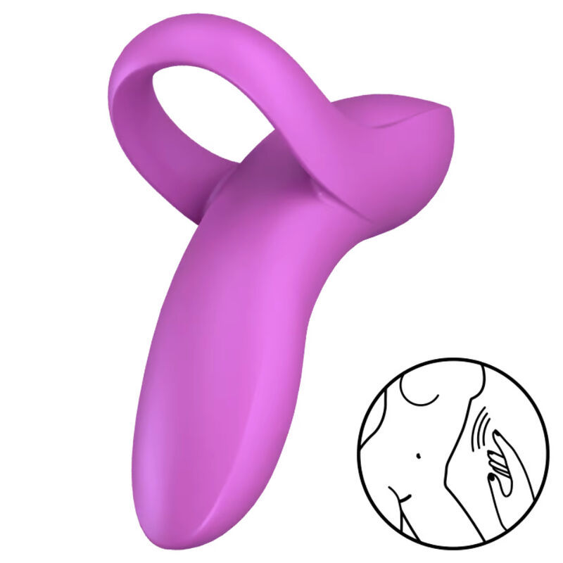 VIBRATORE PER DITO SATISFYER BOLD LOVER - ROSA  