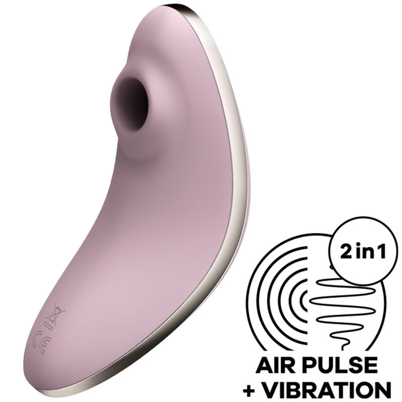 SATISFYER VULVA LOVER 1 STIMOLATORE DI IMPULSI D''ARIA E VIBRATORE - VIOLA  