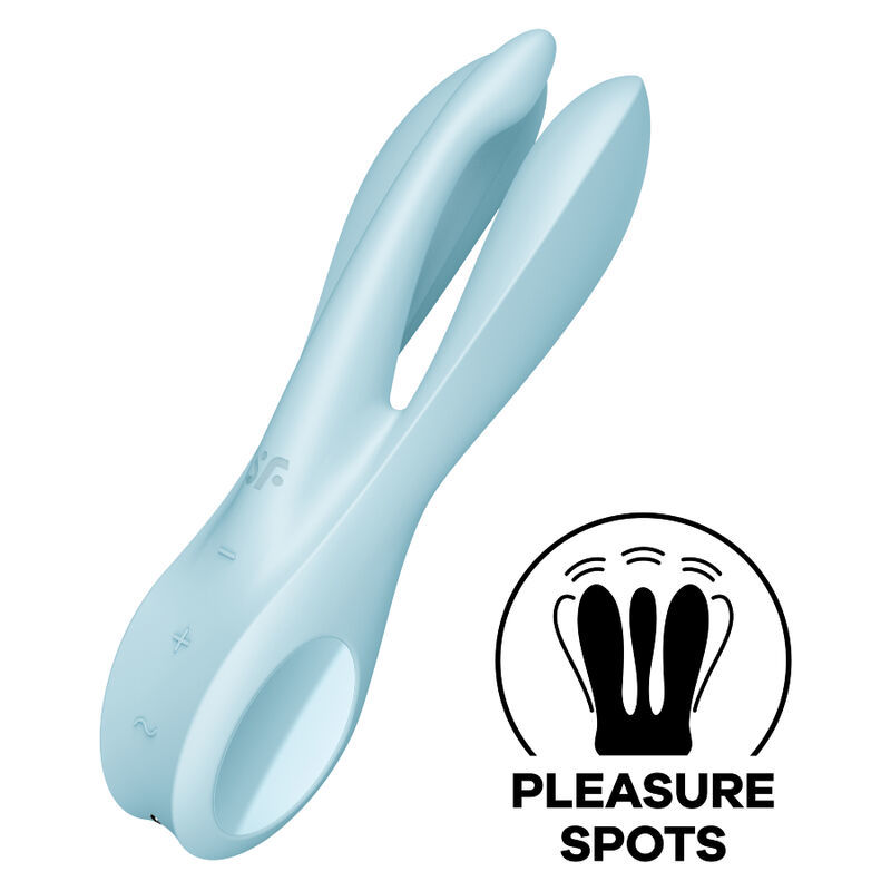 SATISFYER THREESOME 1 VIBRATORE - BLU  