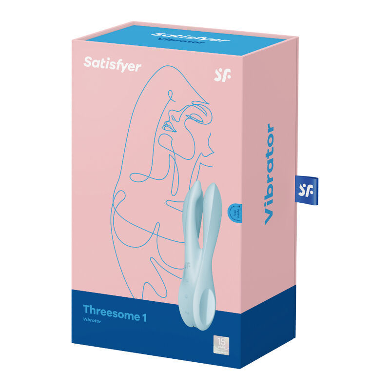 SATISFYER THREESOME 1 VIBRATORE - BLU  