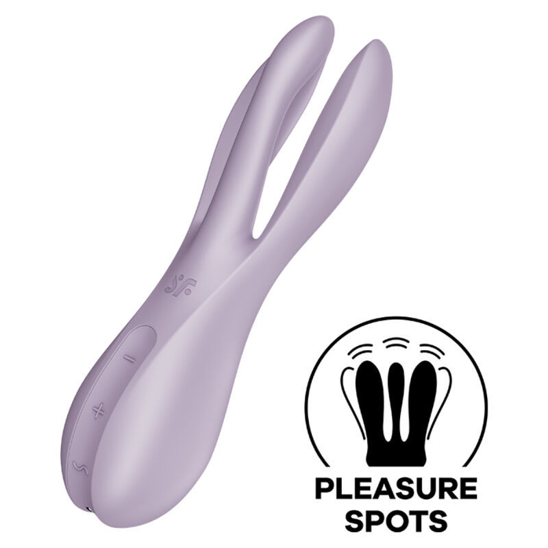 SATISFYER THREESOME 2 VIBRATORE - VIOLA  