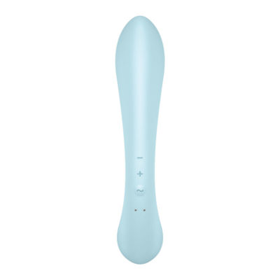 SATISFYER TRIPLE OH VIBRAZIONE IBRIDA - BLU 