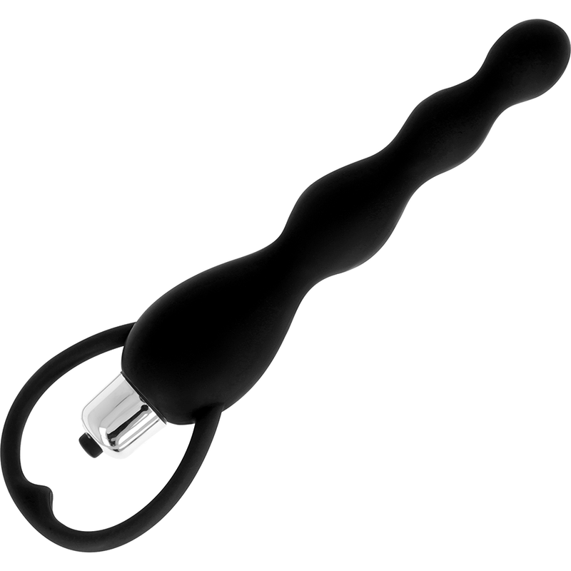 OHMAMA VIBRATING BUTT PLUG - BLACK  