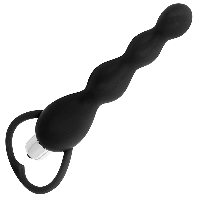 OHMAMA VIBRATING BUTT PLUG - BLACK  