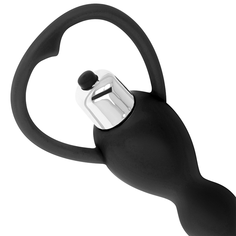 OHMAMA VIBRATING BUTT PLUG - BLACK  