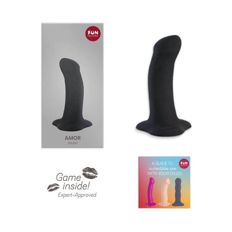 FUN FACTORY - AMOR DILDO BLACK  