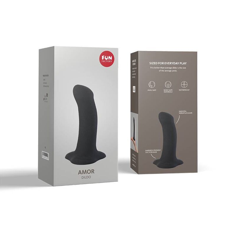 FUN FACTORY - AMOR DILDO BLACK  