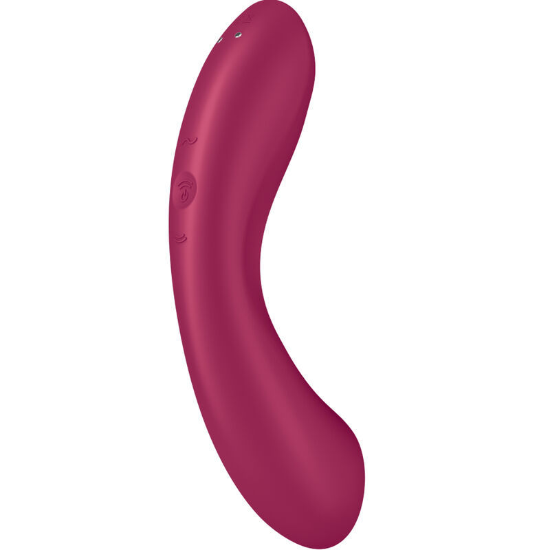 SATISFYER - CURVE TRINITY 1 AIR PULSE VIBRATION ROSSO  