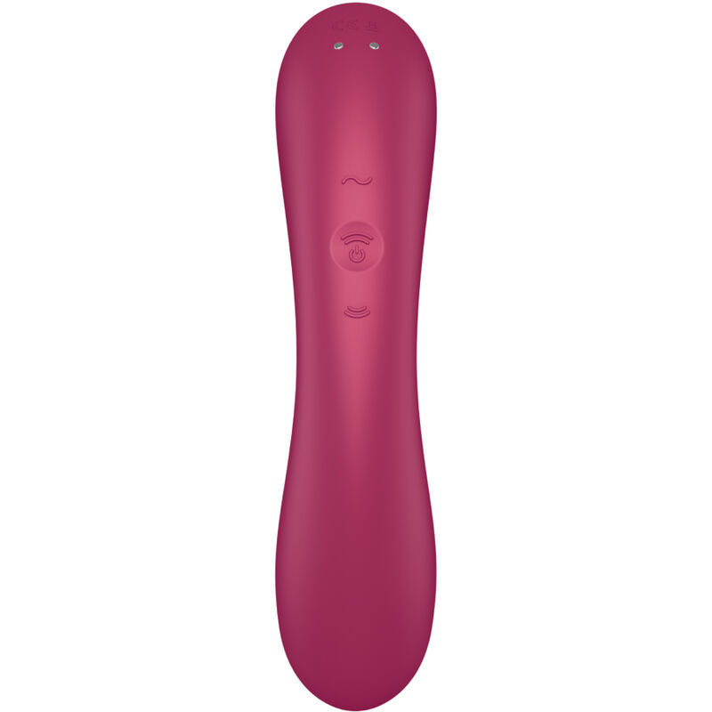 SATISFYER - CURVE TRINITY 1 AIR PULSE VIBRATION ROSSO  