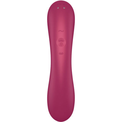 SATISFYER - CURVE TRINITY 1 AIR PULSE VIBRATION ROSSO 