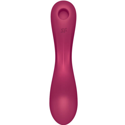 SATISFYER - CURVE TRINITY 1 AIR PULSE VIBRATION ROSSO 