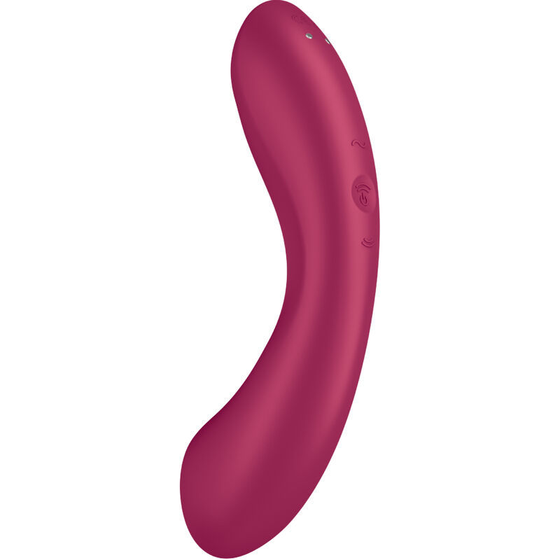 SATISFYER - CURVE TRINITY 1 AIR PULSE VIBRATION ROSSO  