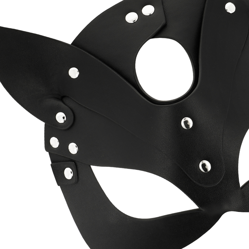 COQUETTE CHIC DESIRE MASCHERA IN PELLE VEGANA CON ORECCHIE DI GATTO  