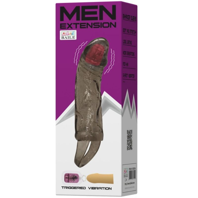  EXTENSORE PENE CON VIBRACION E STRAP PER TESTICOLI 13.5 CM  