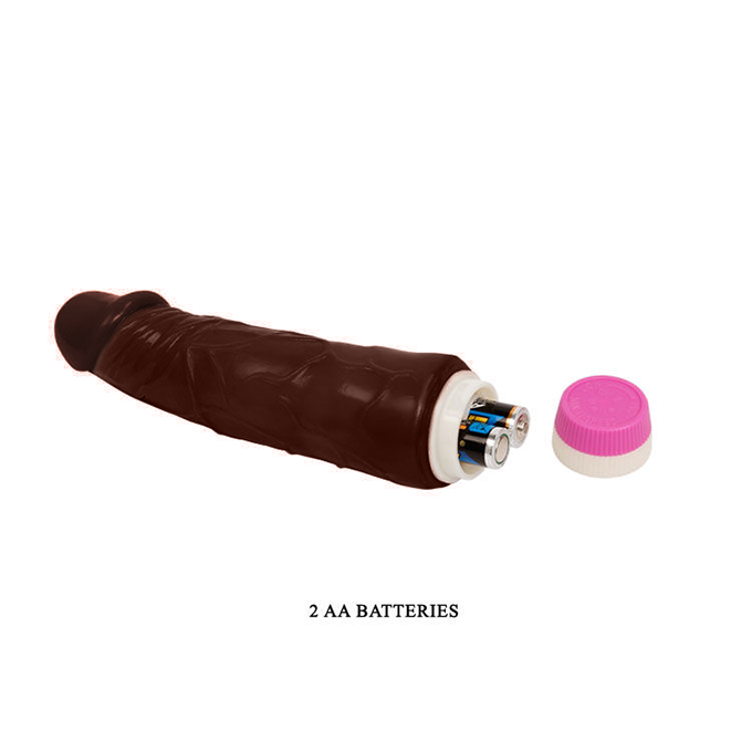 WAVES OF PLEASURE VIBRATOR 19.5 CM BROWN  