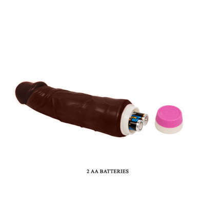 WAVES OF PLEASURE VIBRATOR 19.5 CM BROWN 