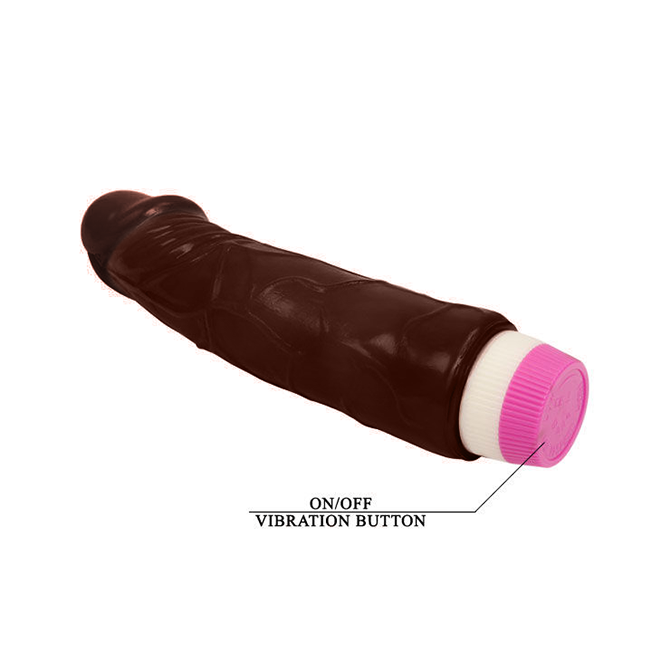 WAVES OF PLEASURE VIBRATOR 19.5 CM BROWN  