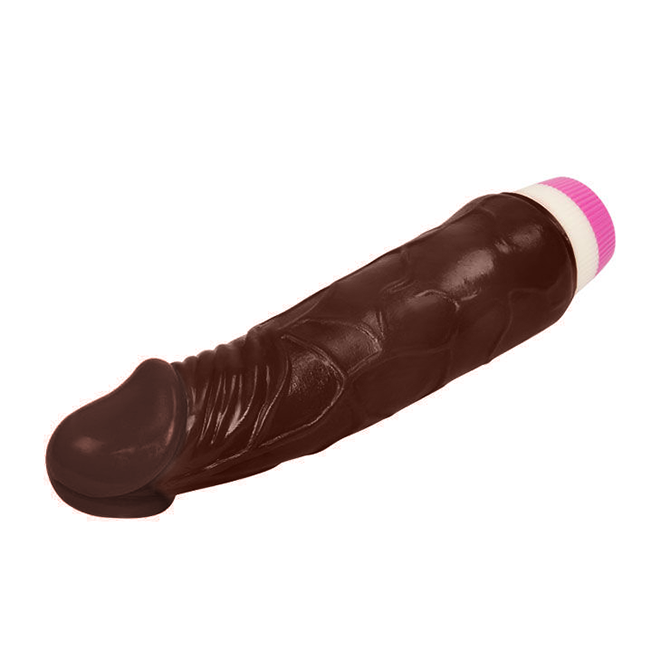 WAVES OF PLEASURE VIBRATOR 19.5 CM BROWN  