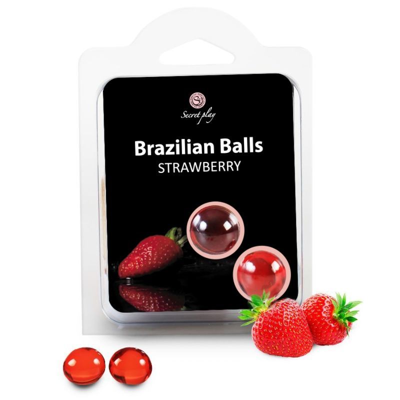 2 PALLE BRASILIANE FRAGOLA  