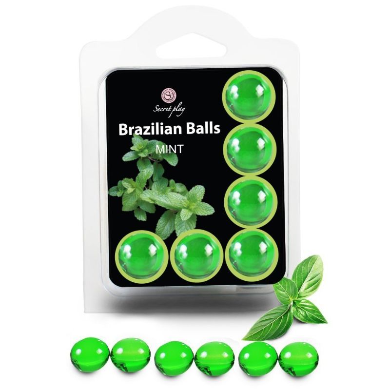 SECRETPLAY SET 6 PALLINE BRASILIANI MENTA  