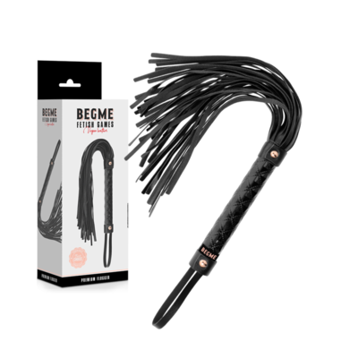 BEGME BLACK EDITION FLOGGER IN PELLE VEGANA 