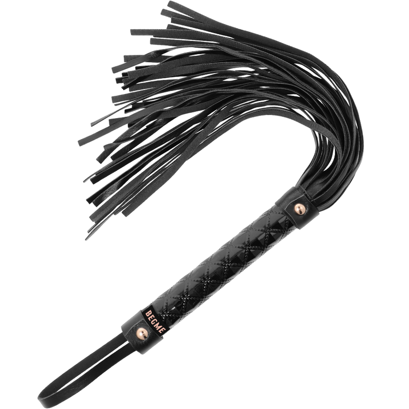 BEGME BLACK EDITION FLOGGER IN PELLE VEGANA  