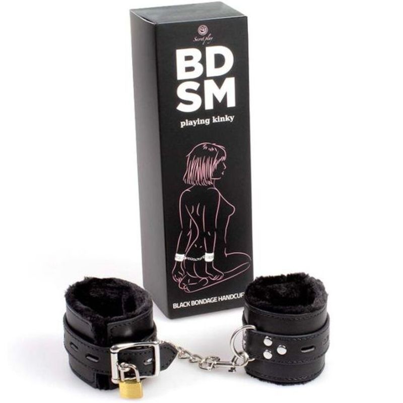 MANETTE SECRETPLAY BLACK BONDAGE - COLLEZIONE BDSM