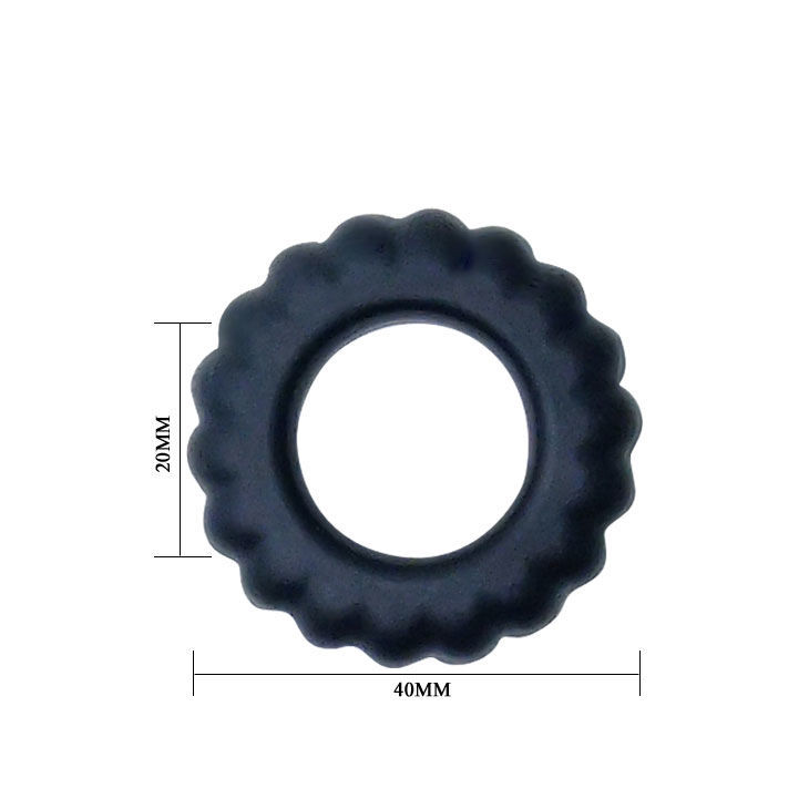 BAILE TITAN COCKRING BLACK 2CM  