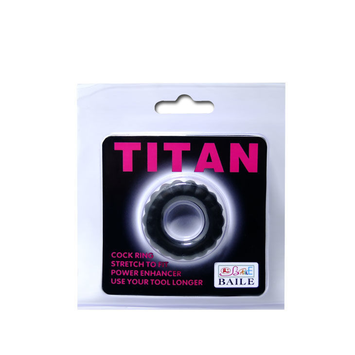 BAILE TITAN COCKRING BLACK 2CM  