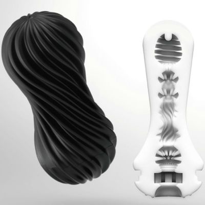 TENGA FLEX MASTUBADOR MASCULINO NEGRO. 