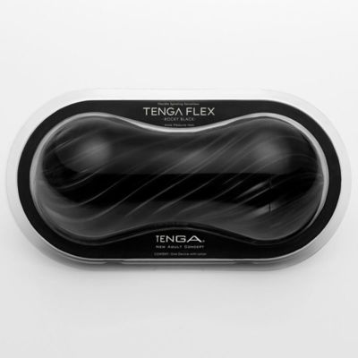 TENGA FLEX MASTUBADOR MASCULINO NEGRO. 