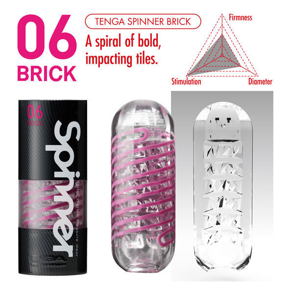 TENGA SPINNER MASTURBATOR BRICK  