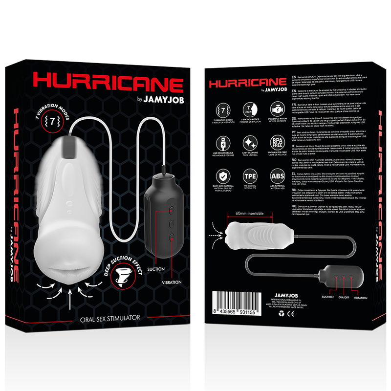 STIMOLATORE DI SESSO ORALE JAMYJOB HURRICANE  