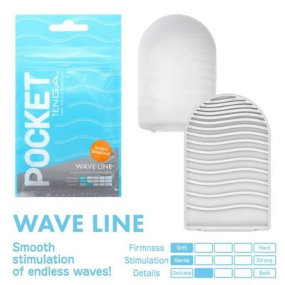 TENGA WAVE LINE MASTURBADOR POCKET 