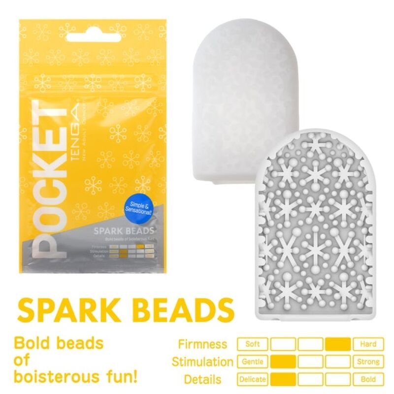 TENGA SPARK BEARDS POCKET STROKER  