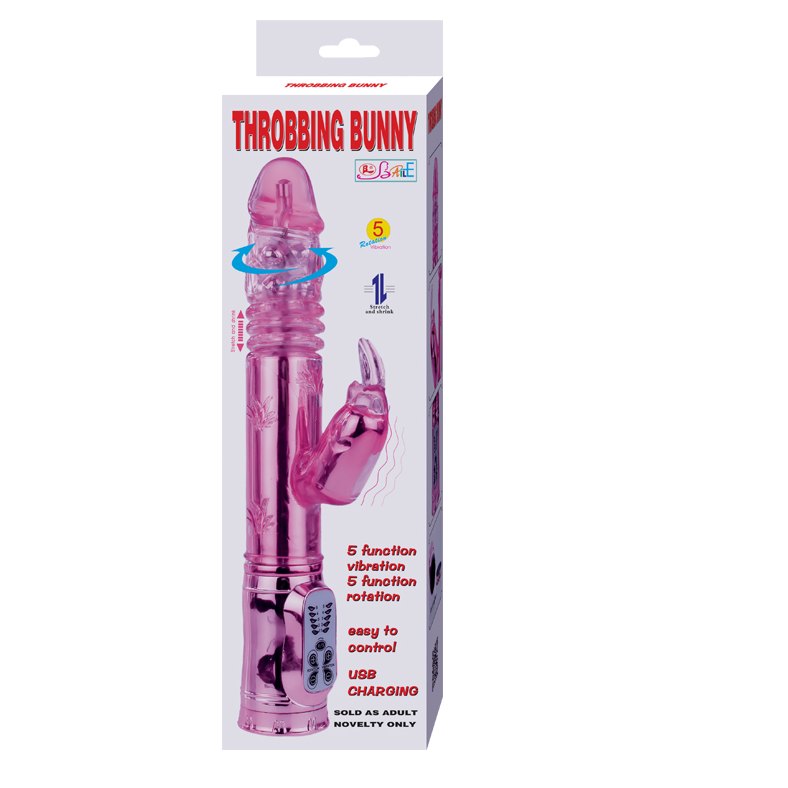 THROBBING BUNNY ROTADOR RAMPANTE ROSA  