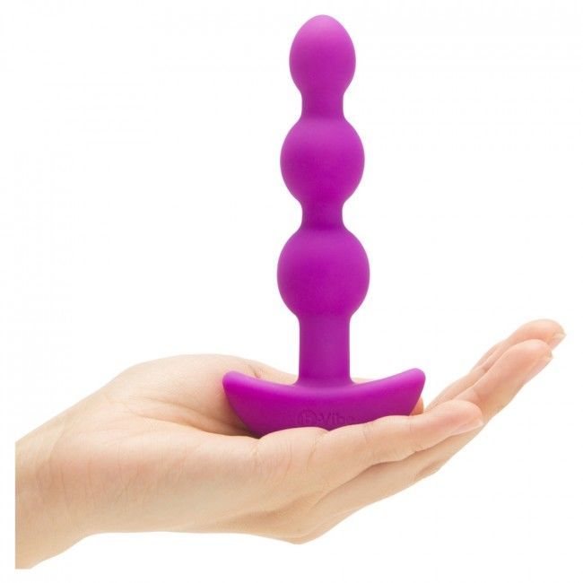 B-VIBE -TRIPLET ANAL CONTROL REMOTO BEADS ROSA  