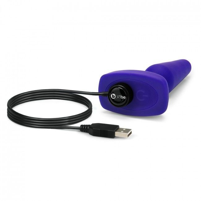 B-VIBE TRIO CONTROL REMOTO PLUG ANAL LILA  