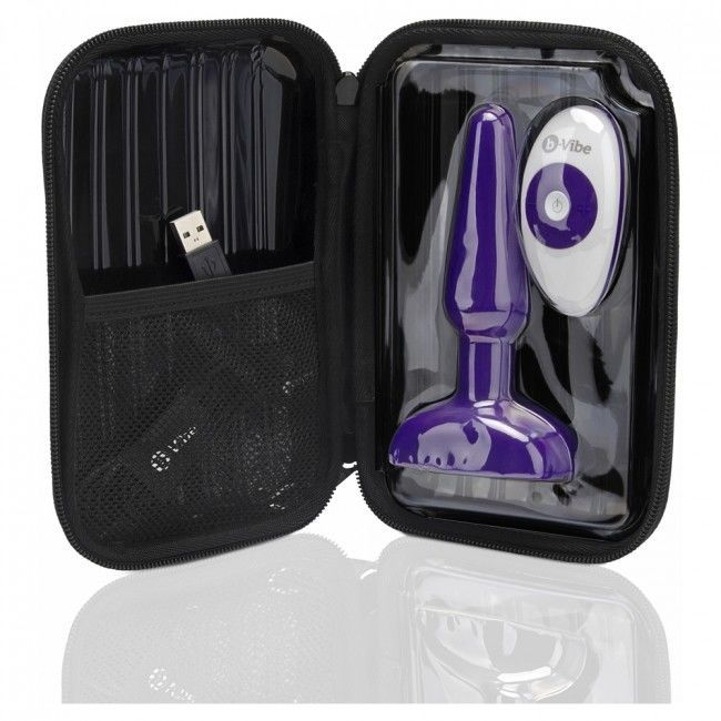 B-VIBE TRIO CONTROL REMOTO PLUG ANAL LILA  