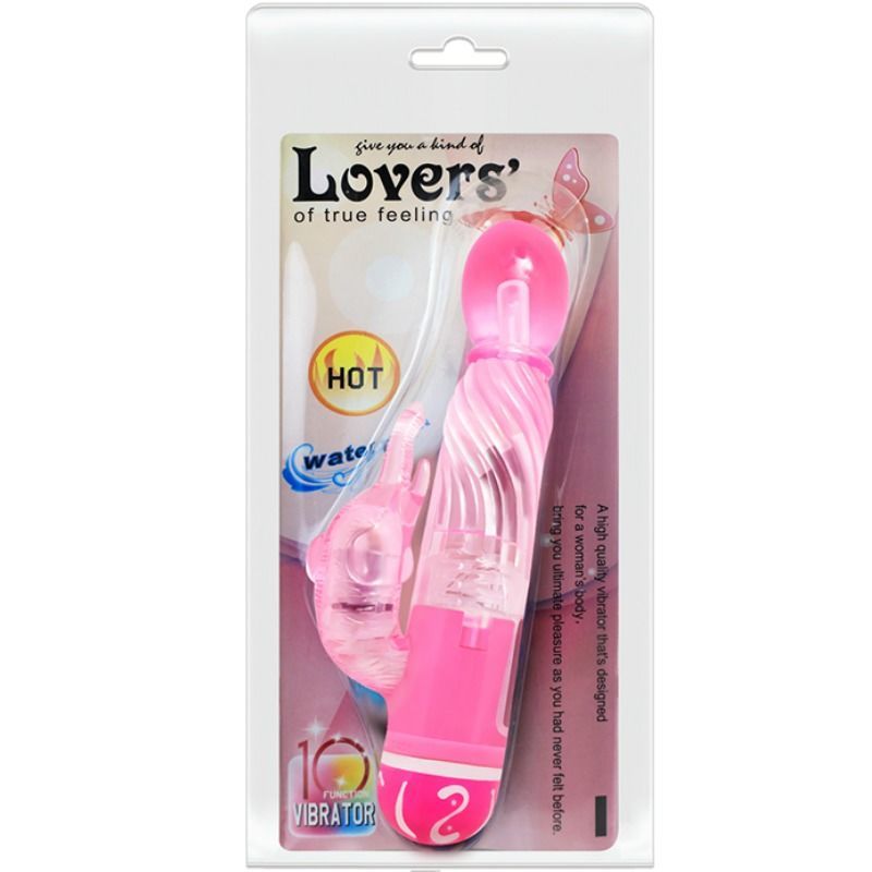 BAILE VIBRADOR MULTIVELOCIDAD CON ESTIMULADOR ROSA  